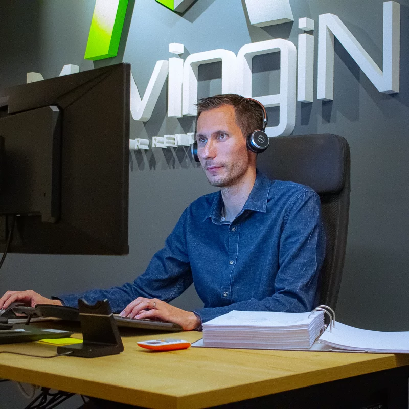 Team Moving-In aan het werk