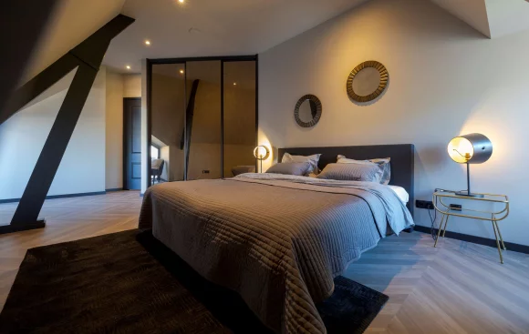 Designer meubels voor de verhuur in de slaapkamer