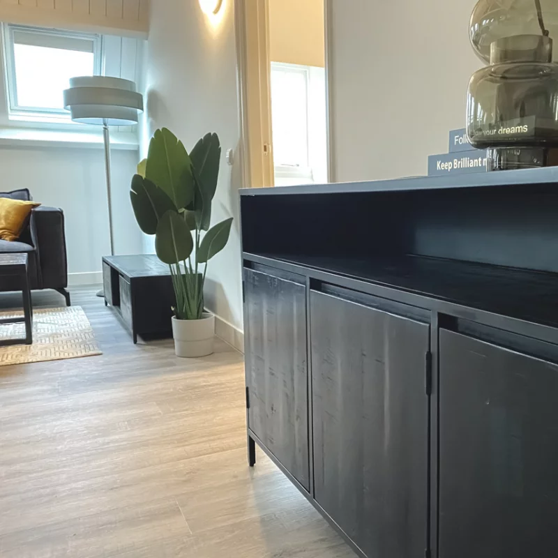 Tijdelijke inrichting voor appartementencomplex