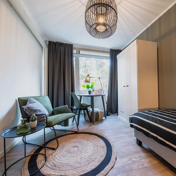 Ingerichte studentenkamer