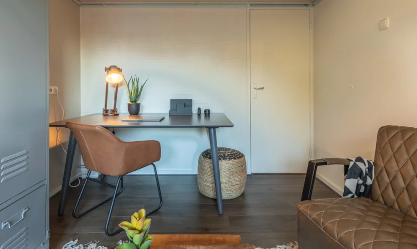 Ingerichte studentenkamer